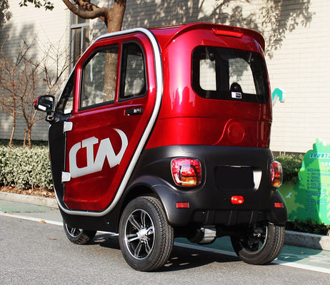 60V 50Ah Battery Enclosed Electric Tricycle 3 Seat With Disc Brake